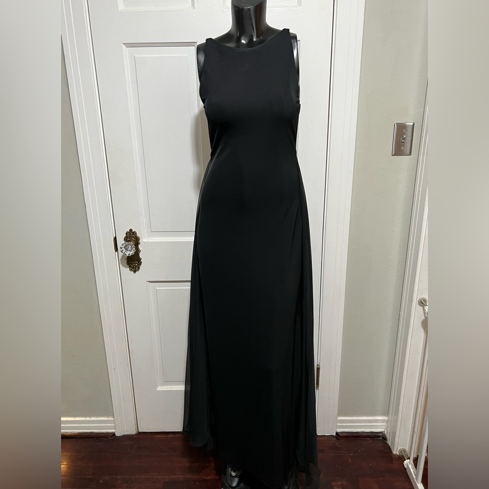 Womens Black Formal Pageant Dress Homecoming Prom Size Small